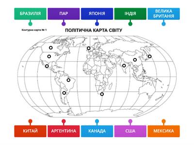 КРАЇНИ СВІТУ