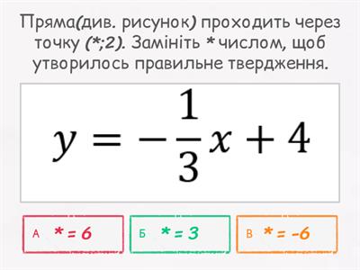 Завдання про пряму лінію 