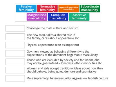 Femininities and Masculinities