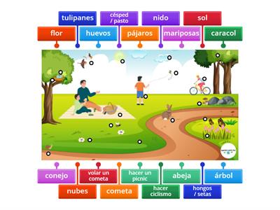 Spanish Spring Vocabulary