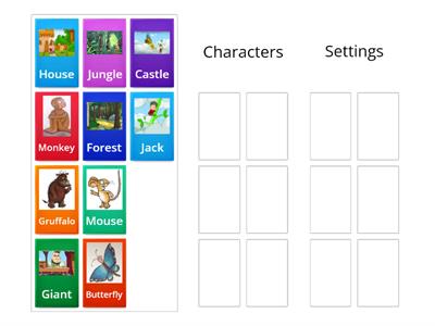 Sort the Characters and Settings