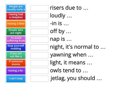 Roadmap B2+ Unit 8B Sleep