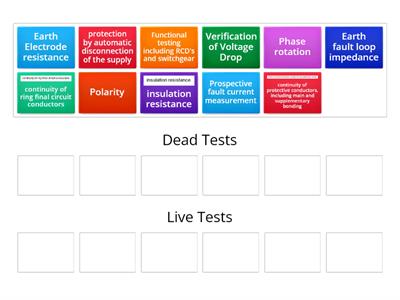 Testing Live or Dead?