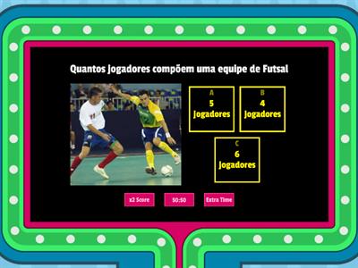 Quiz Regras do Futsal