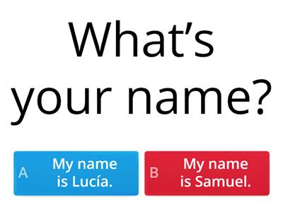 Lucía's Quiz