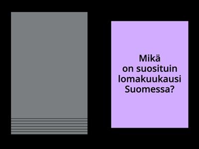 Suomalainen juttu / Loma