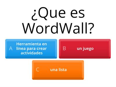 Wordwall - Recursos Didácticos