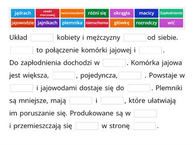 układ rozrodczy klasa 4