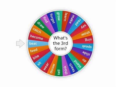 3 verbs forms - Teaching resources