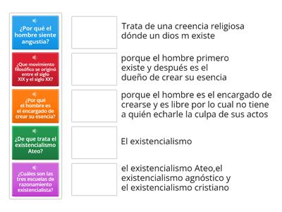 Cuestionario sobre Sartre.