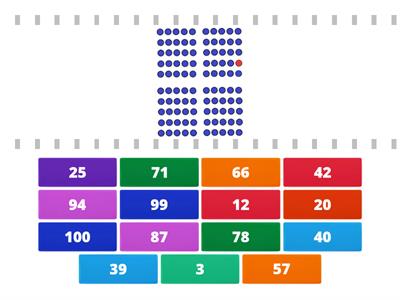 Tabella del 100 - indovina la posizione