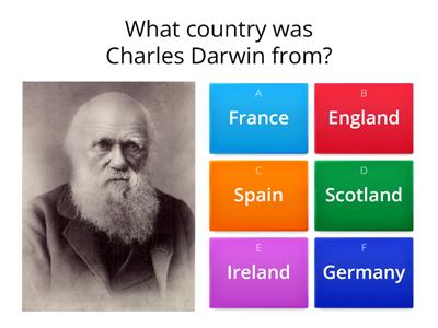 Charles Darwin and Evolution Quiz