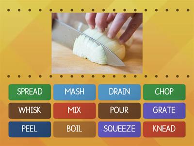 Cooking verbs