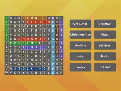 Christmas Wordsearch🎄