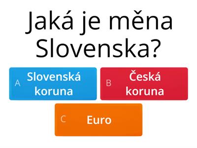 Kvíz - Slovensko
