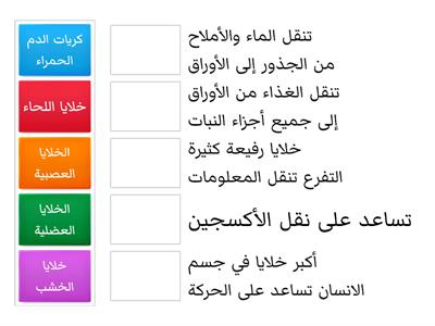 تقويم صفي  هل الخلايا مختلفة 