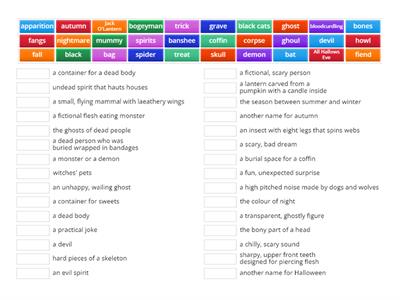 Halloween - Vocabulary