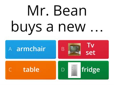 Comprehension - Mr Bean paints his house