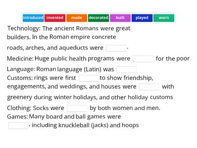 Ancient Roman discoveries and inventions