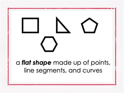 FLASH CARDS - Geometry Terms - Basic