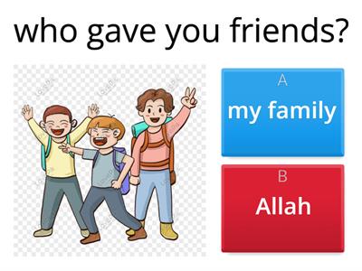 review lesson Thank you Allah