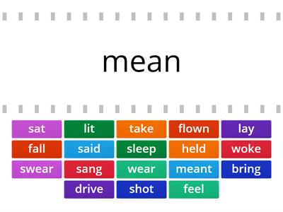 Irr. Verbs  8 -10 (2)