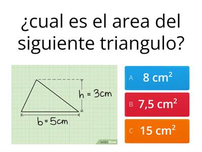 area de un triangulo