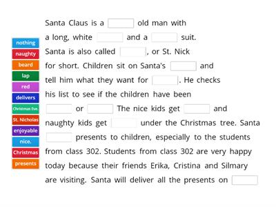 Christmas:  Santa Claus Passage