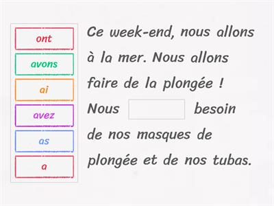 Les Loustics 2 Unité 5 Leçon 5 - Avoir besoin de