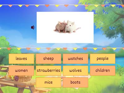 Plural nouns