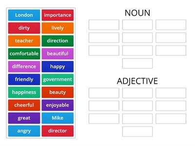 Noun or Adjective