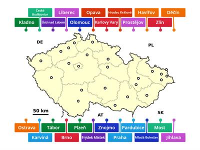 Významná města České republiky