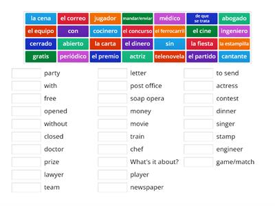 Proficiency key vocab