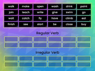 Regular-Irregular Verbs