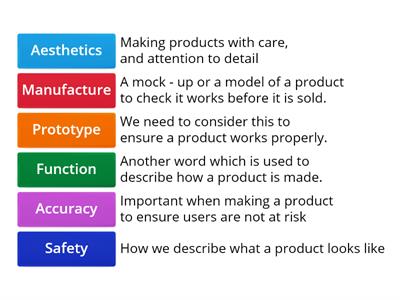 Y7 - End of Lesson Task - MAKE PRODUCT 