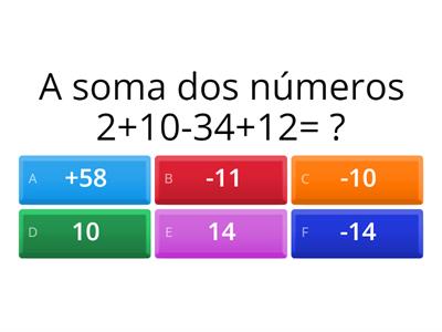 Revisão, números inteiros e módulo de um número!