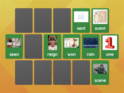 Year 4 Homophones Match