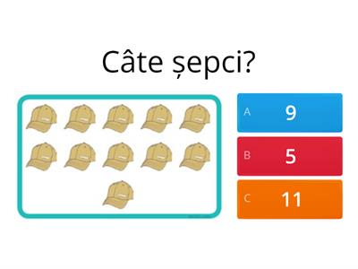 MATH - Lecția 2 - A1- Numărați de la 11 la 20