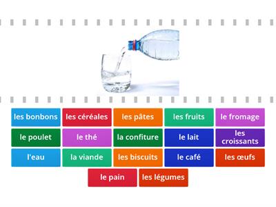 #Cap sur 2.1 - Les aliments (correspondance)