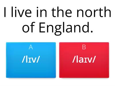 EF int+ 7B Homophones (homographs) pronounced differently 