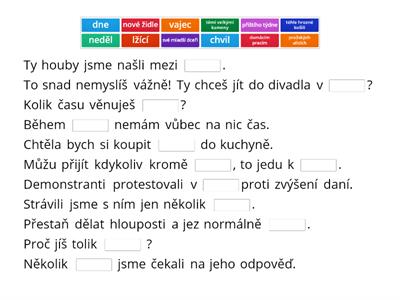 Čeština pro cizince B2, lekce 3, méně časté deklinační typy