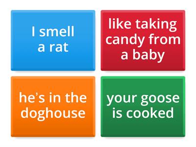 Idioms - I smell a rat