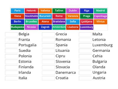 Capitalele  Europei