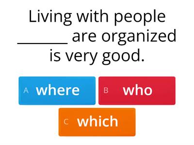 RELATIVE PRONOUNS