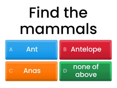 Biology quiz