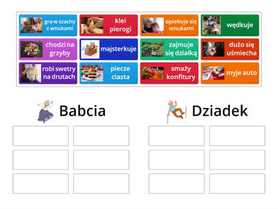 Co robi moja babcia i dziadek?