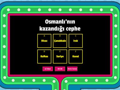 8. SINIF İNKILAP TARİHİ 1.,2. VE 3. ÜNİE KARMA