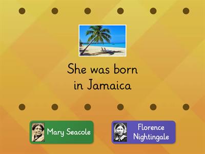 Mary Seacole or Florence Nightingale - EAL Y2 What do you remember?