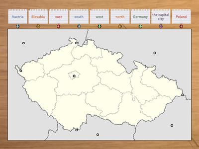 The Czech Republic - map