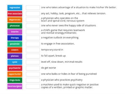 Flowers for Algernon Vocab 2